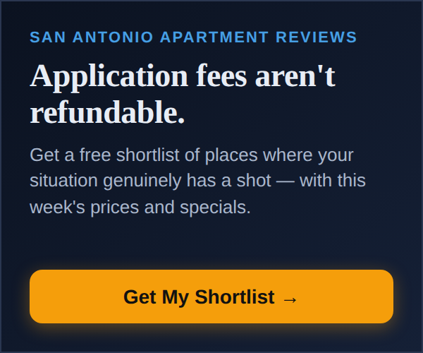 Get a free San Antonio apartment shortlist